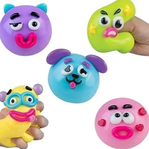 Dog Face Swap Squishy Toy