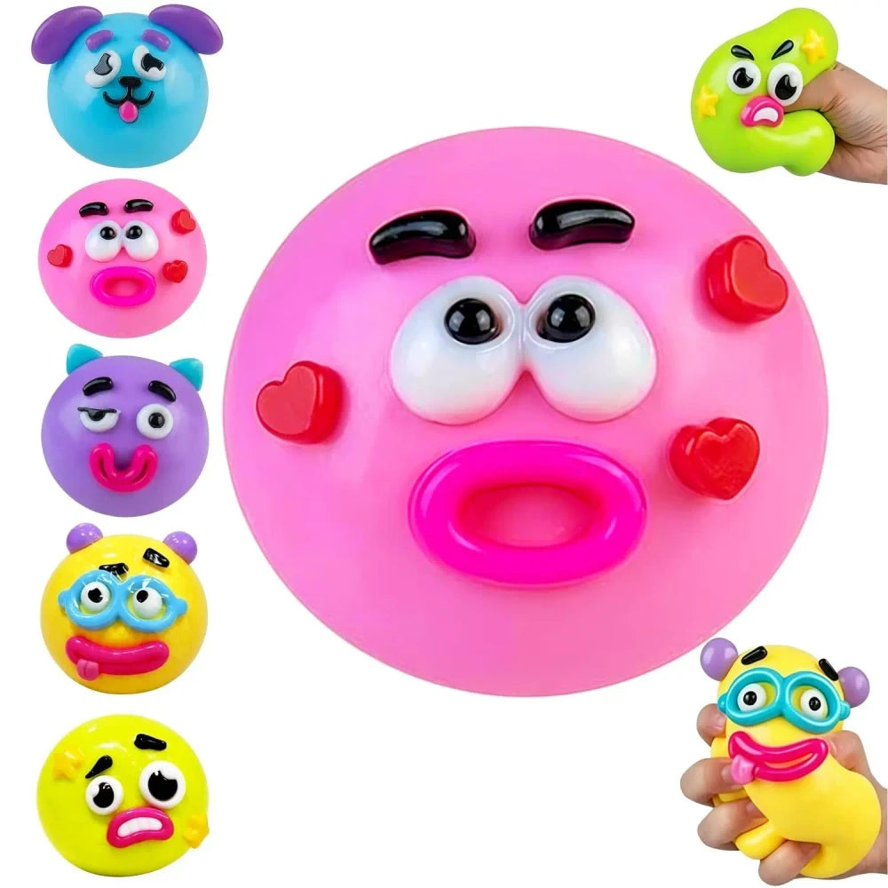 Dog Face Swap Squishy Toy