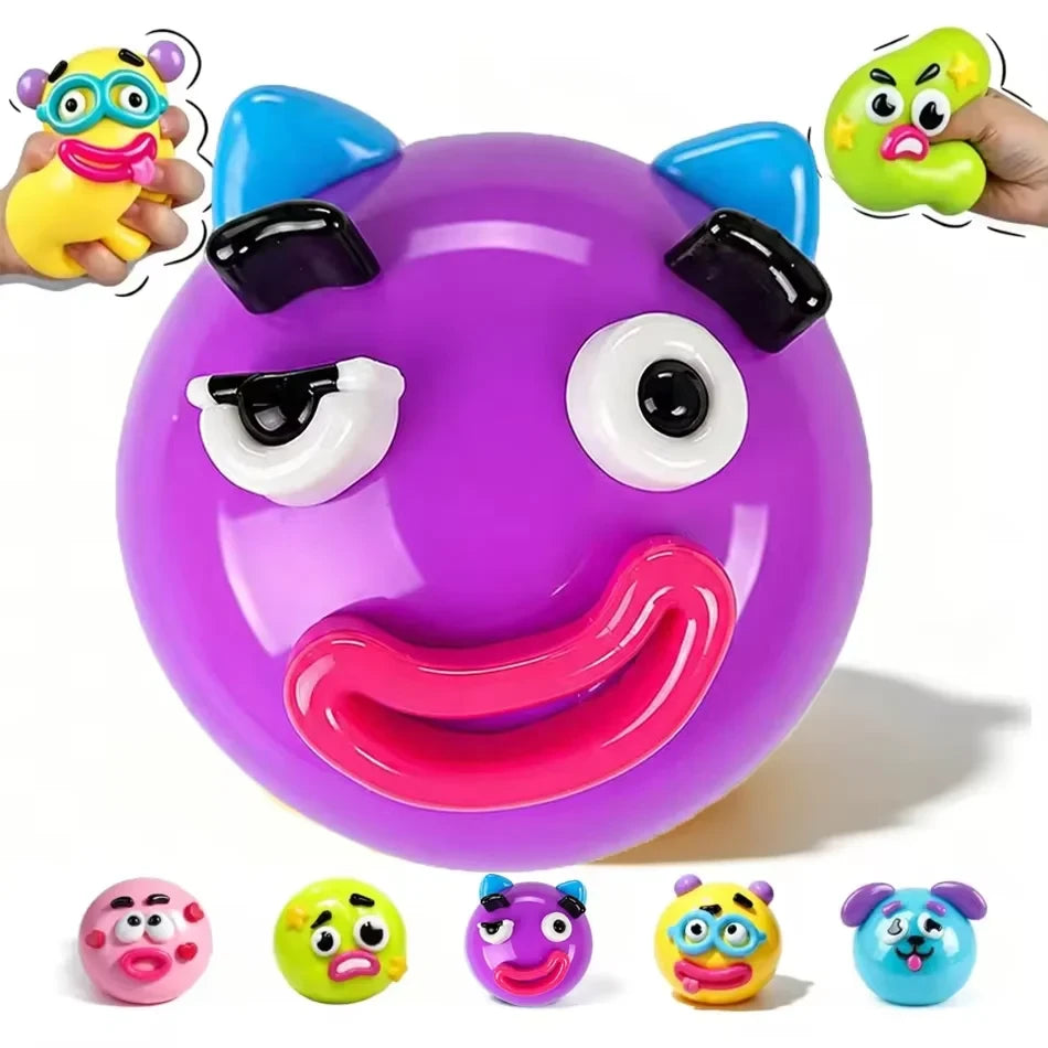 Dog Face Swap Squishy Toy