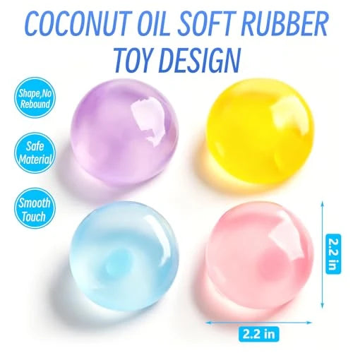 Coconut Oil Squishy Stress Relief Ball Set