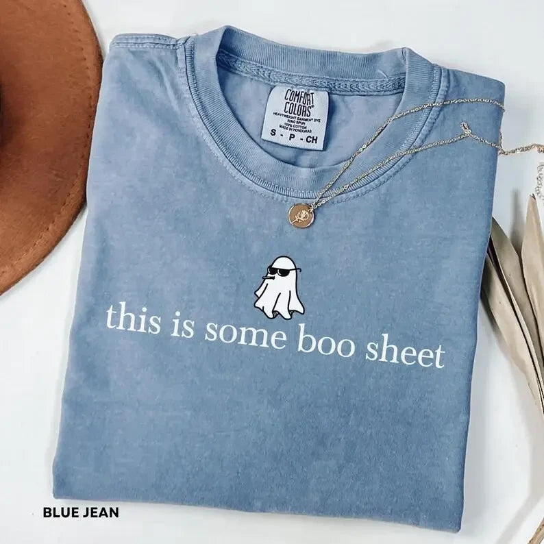 Funny Halloween Ghost Graphic Tee