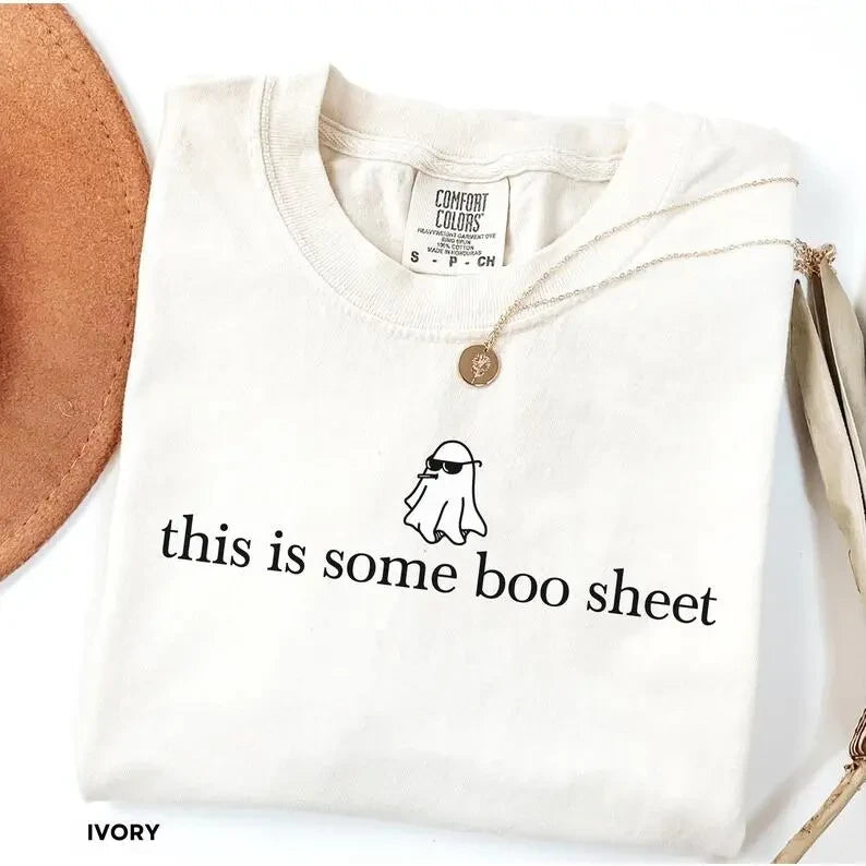 Funny Halloween Ghost Graphic Tee