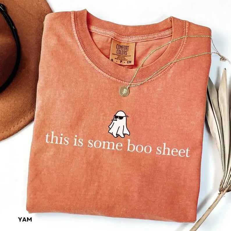 Funny Halloween Ghost Graphic Tee