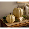 Illuminated Starry Night Glass Pumpkin Set