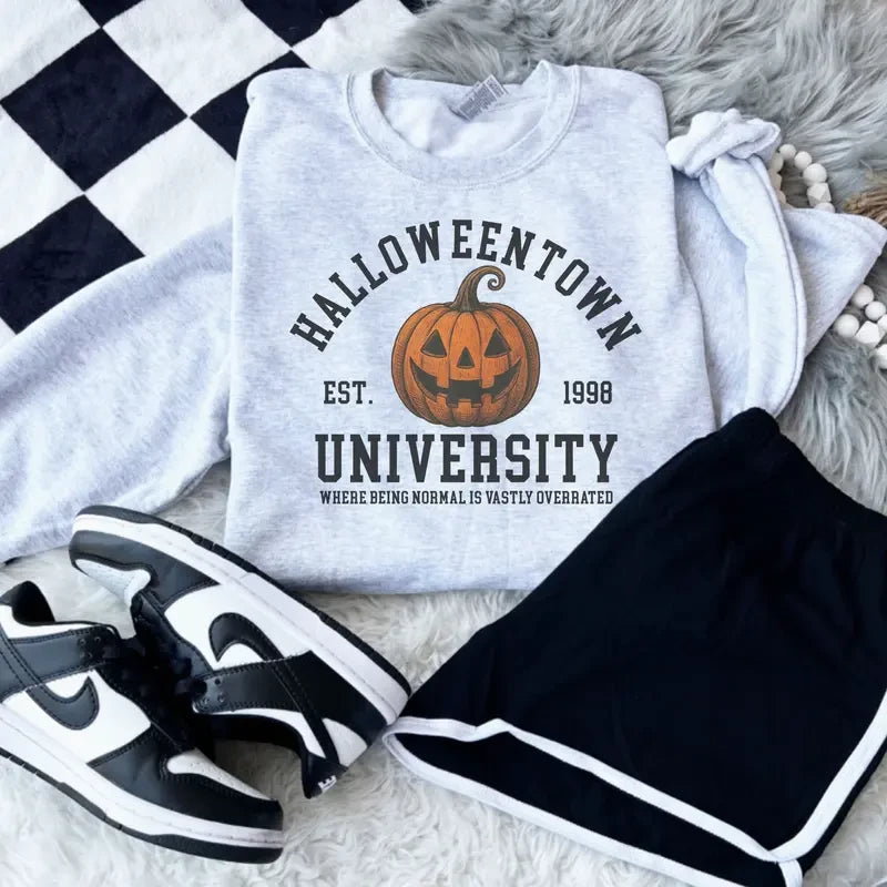 Pumpkin University Halloween Sweatshirt