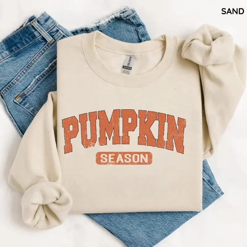 Retro Pumpkin Season Sweatshirt