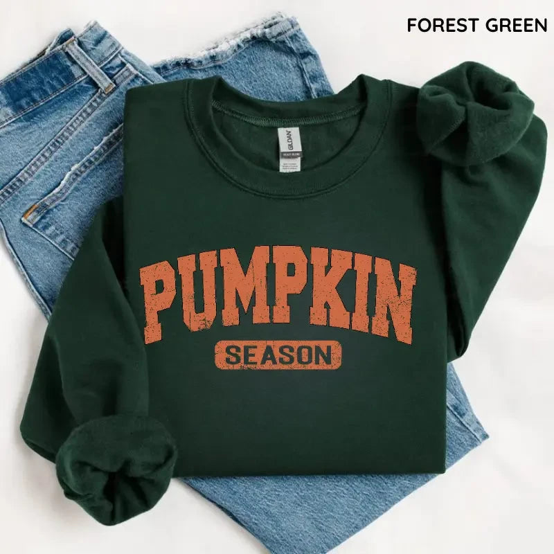 Retro Pumpkin Season Sweatshirt