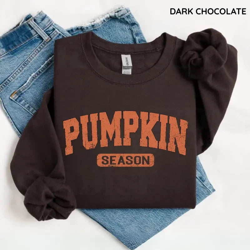 Retro Pumpkin Season Sweatshirt