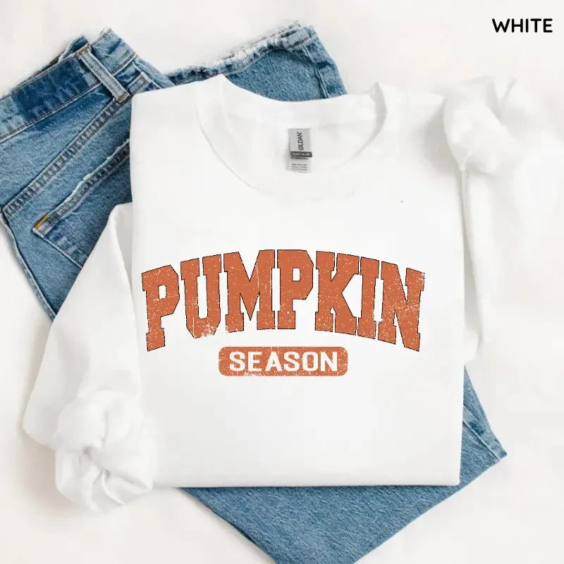 Retro Pumpkin Season Sweatshirt