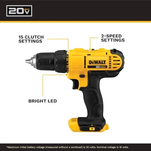 Cordless Drill and Impact Driver Combo Kit