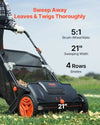 VEVOR Push Lawn Sweeper