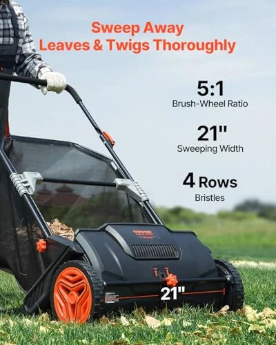VEVOR Push Lawn Sweeper