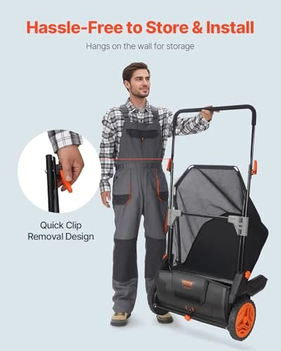 VEVOR Push Lawn Sweeper
