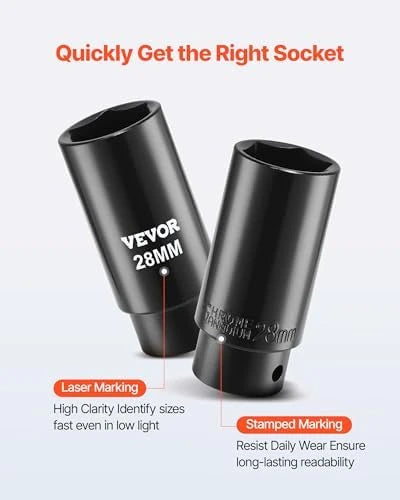 VEVOR Impact Socket Set