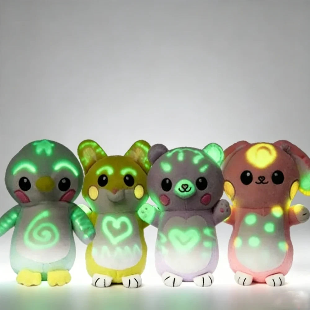 Glow in the Dark Doodle Plush Doll Toy