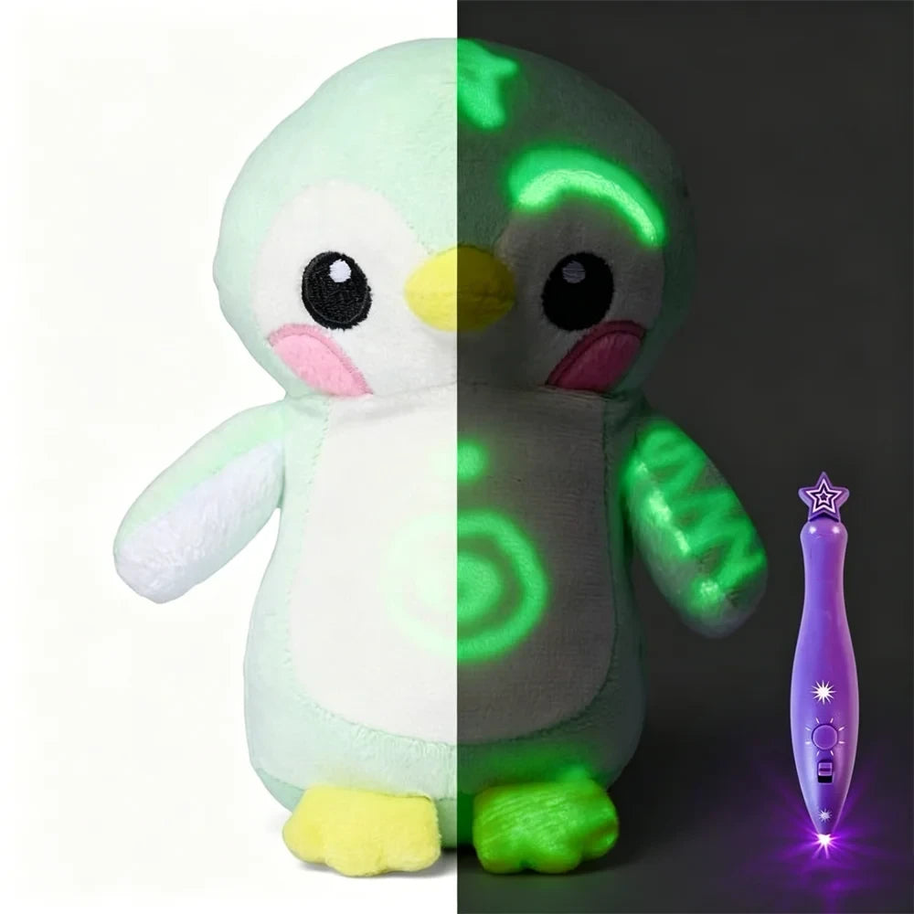 Glow in the Dark Doodle Plush Doll Toy