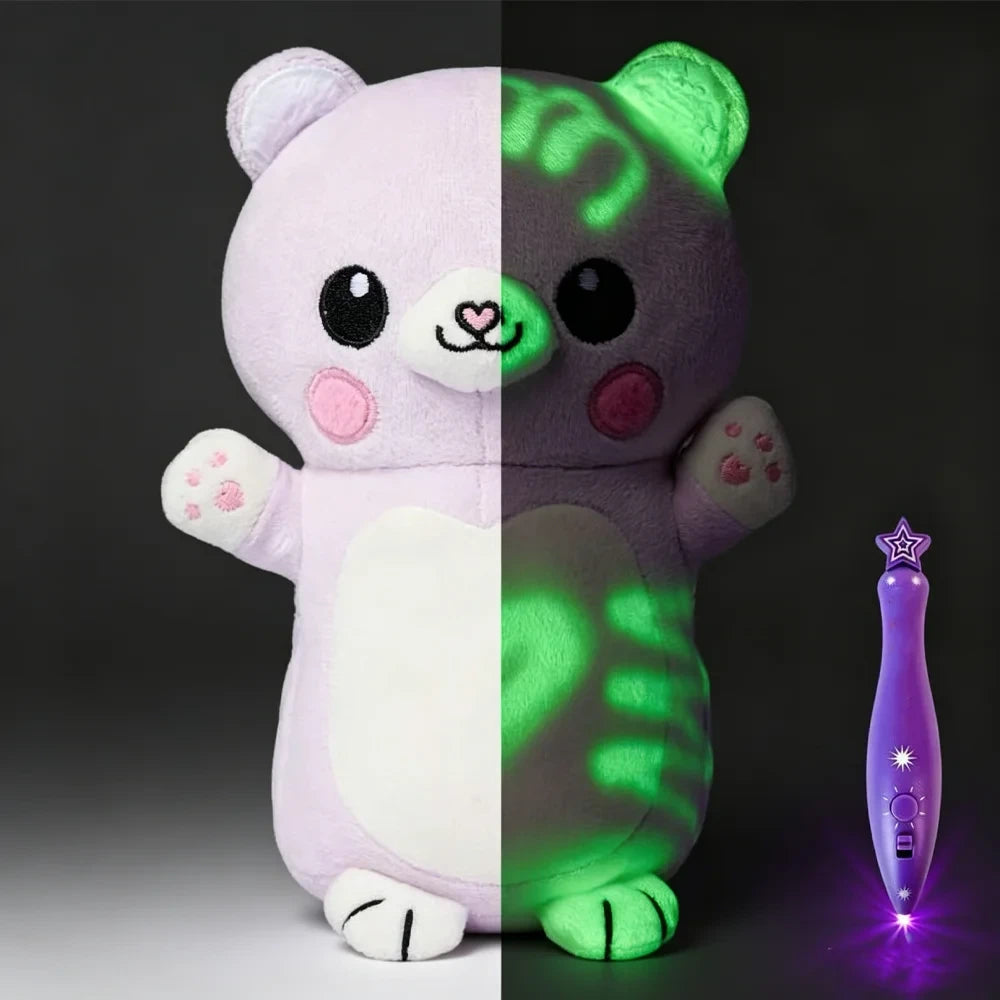 Glow in the Dark Doodle Plush Doll Toy