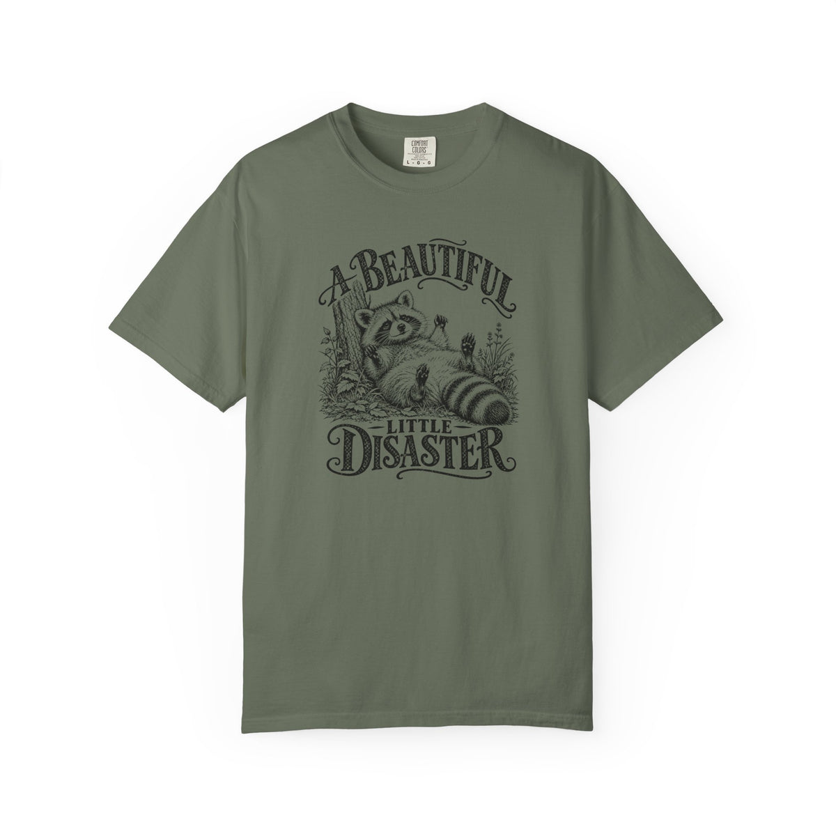 A Beautiful Little Disaster | Vintage Raccoon Graphic Tee