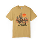 Peaceful Until Provoked | Vintage Desert Cactus Graphic Tee
