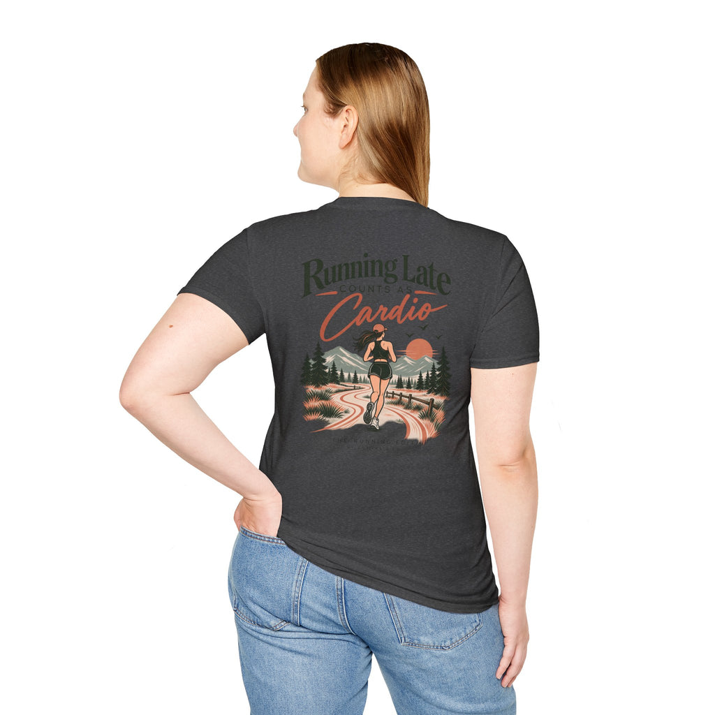 Running Late Counts as Cardio | Funny Running T-Shirt