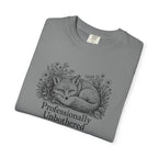 Professionally Unbothered T-Shirt | Vintage Fox Graphic Tee | Comfort Colors 1717