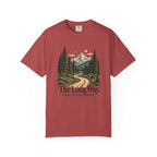 The Long Way Feels Like Home T-Shirt | Vintage Mountain Graphic Tee | Comfort Colors 1717