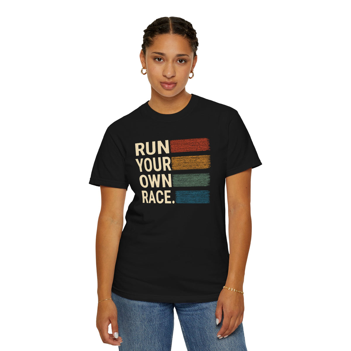 Run Your Own Race | Retro Running T-Shirt | Comfort Colors 1717