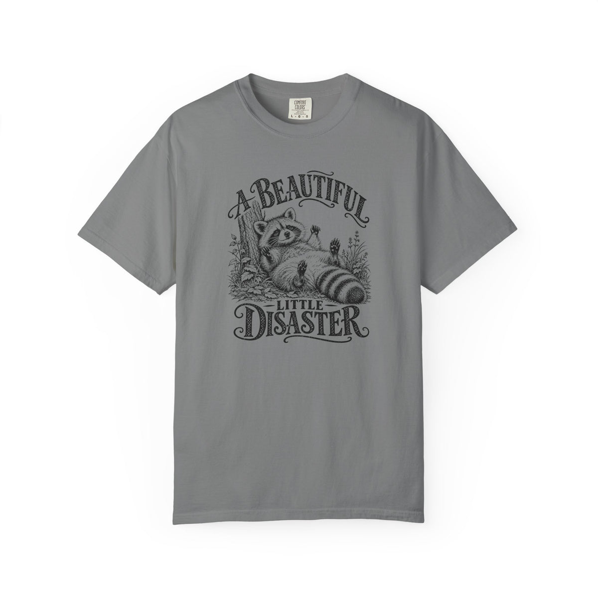 A Beautiful Little Disaster | Vintage Raccoon Graphic Tee