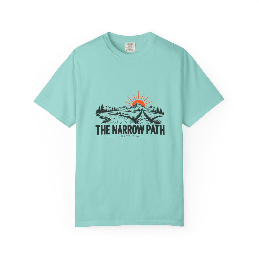 The Narrow Path Comfort Colors® T-Shirt | Faith & Outdoor Graphic Tee