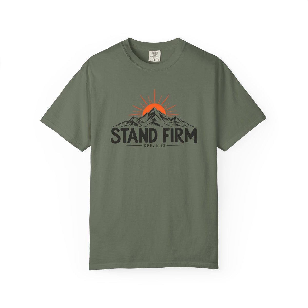 Stand Firm Ephesians 6:13 T-Shirt — Christian Mountain Graphic Tee