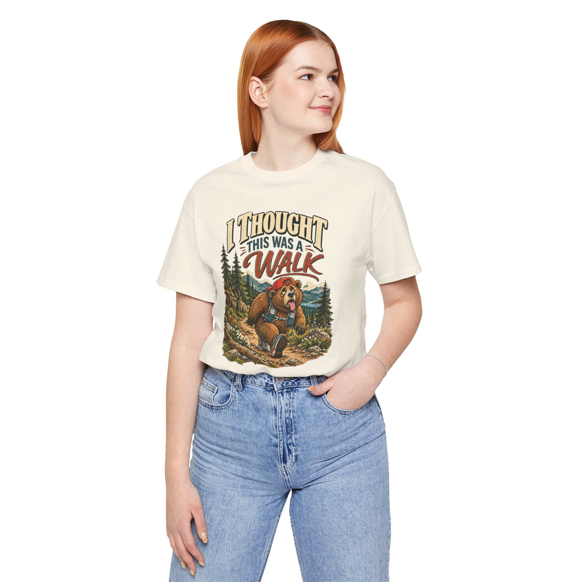 I Thought This Was a Walk Bear Hiking T-Shirt