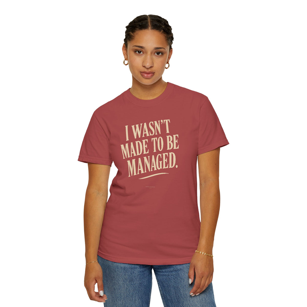 I Wasn't Made to Be Managed | Vintage Statement Graphic Tee