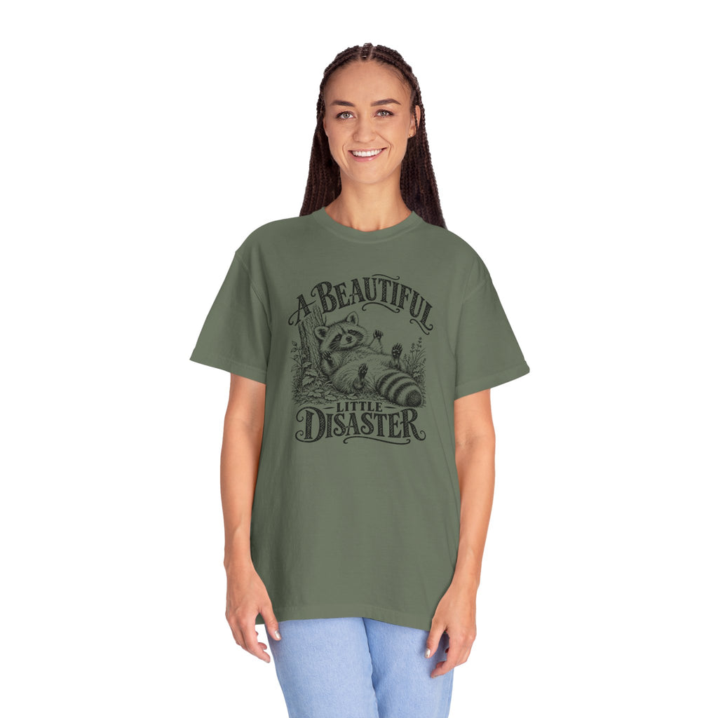 A Beautiful Little Disaster | Vintage Raccoon Graphic Tee