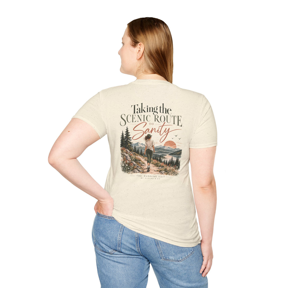 Taking the Scenic Route to Sanity | Running & Outdoor Graphic Tee