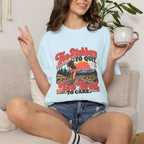 Too Stubborn to Quit T-Shirt | Funny Retro Running Graphic Tee