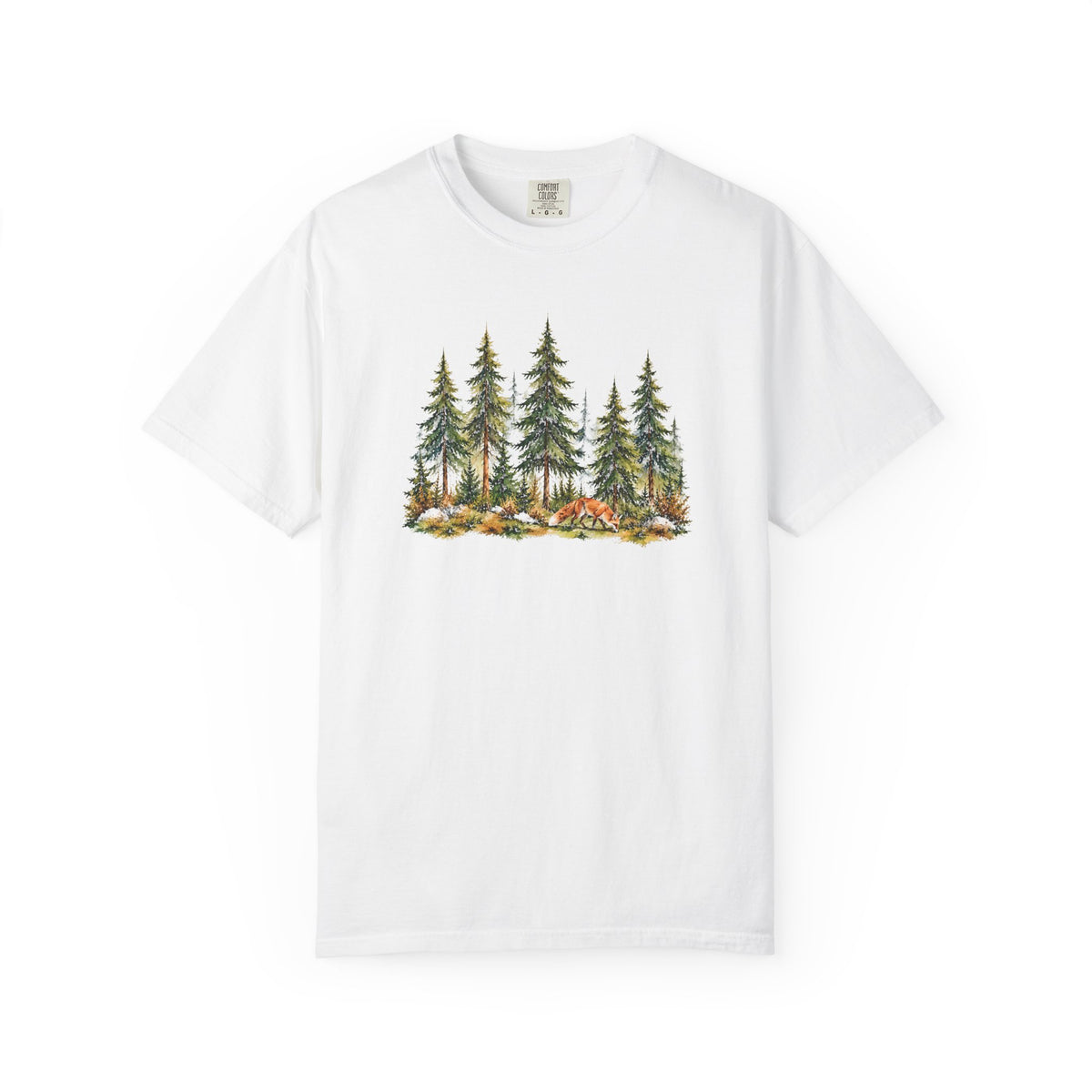 Forest Fox T-Shirt | Woodland Nature Graphic Tee | Comfort Colors 1717