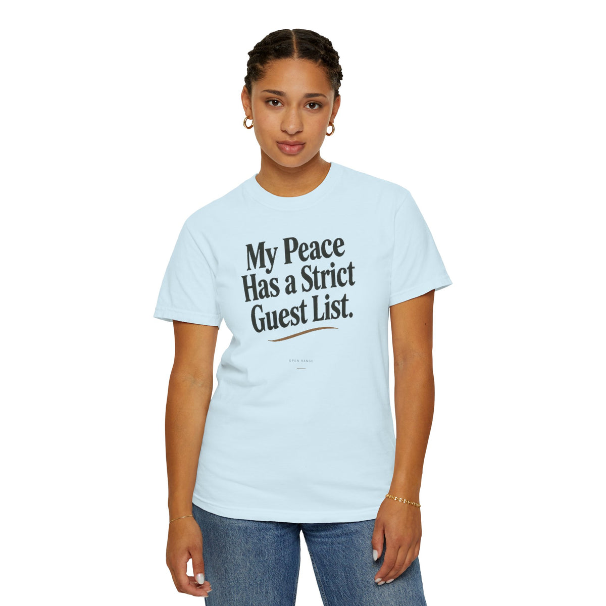 My Peace Has a Strict Guest List | Comfort Colors Graphic Tee