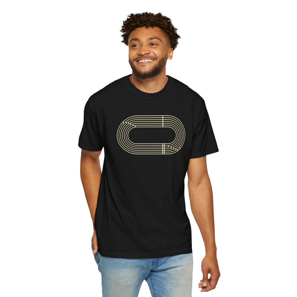 The Track Edit | Minimalist Running Track Graphic Tee