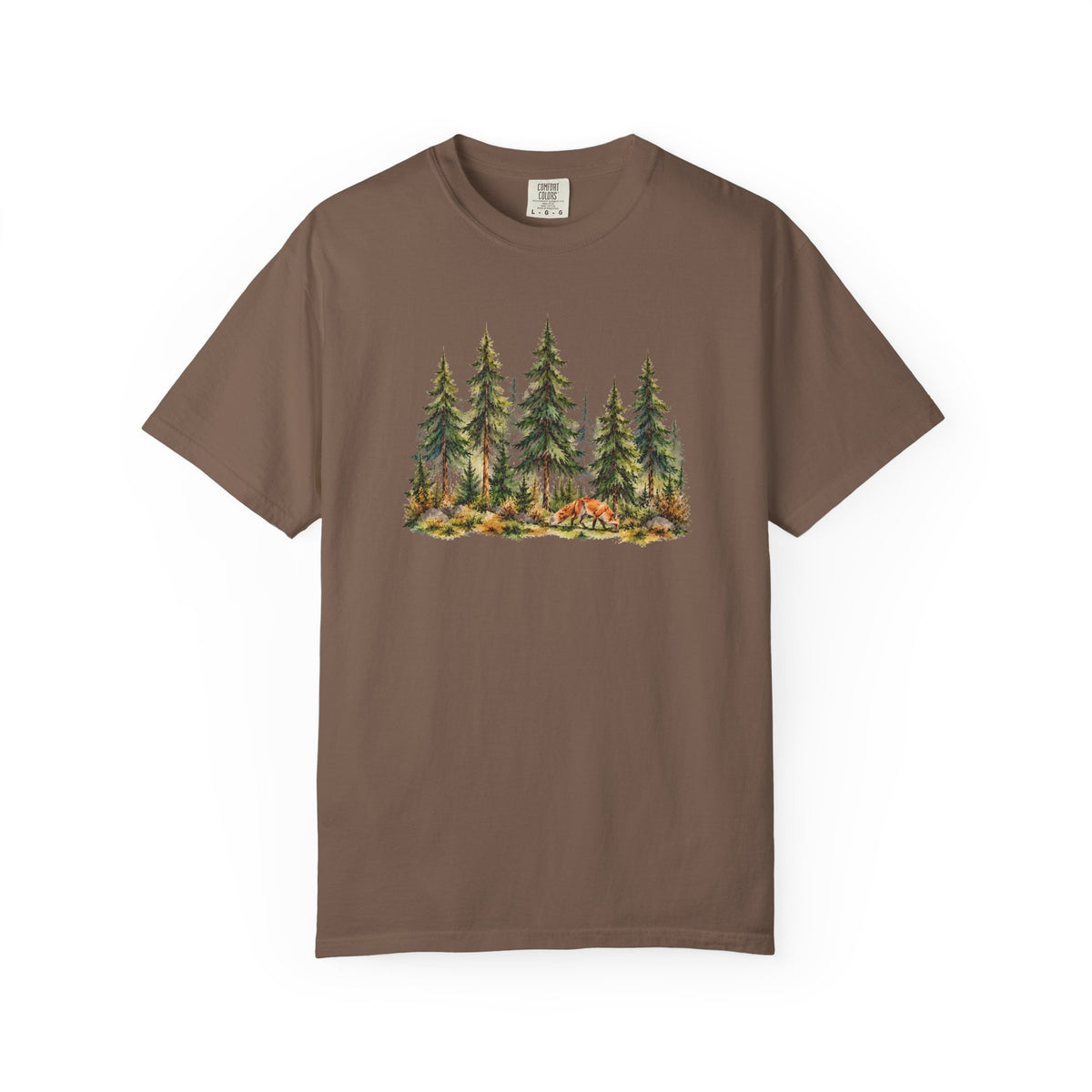 Forest Fox T-Shirt | Woodland Nature Graphic Tee | Comfort Colors 1717
