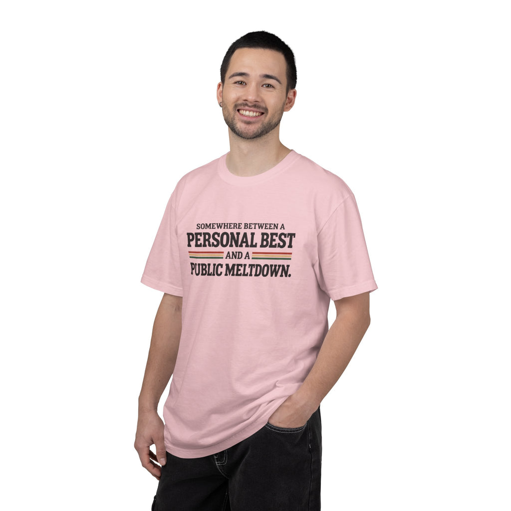 Personal Best & Public Meltdown | Funny Running T-Shirt | Comfort Colors