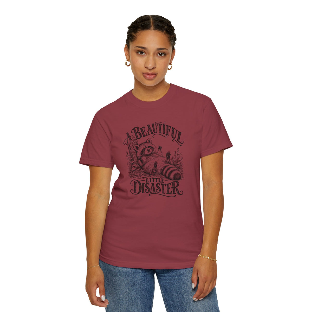 A Beautiful Little Disaster | Vintage Raccoon Graphic Tee