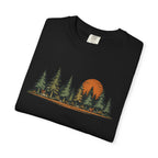 Vintage Forest Sunset T-Shirt | Nature Graphic Tee | Comfort Colors 1717
