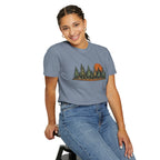 Vintage Forest Sunset T-Shirt | Nature Graphic Tee | Comfort Colors 1717