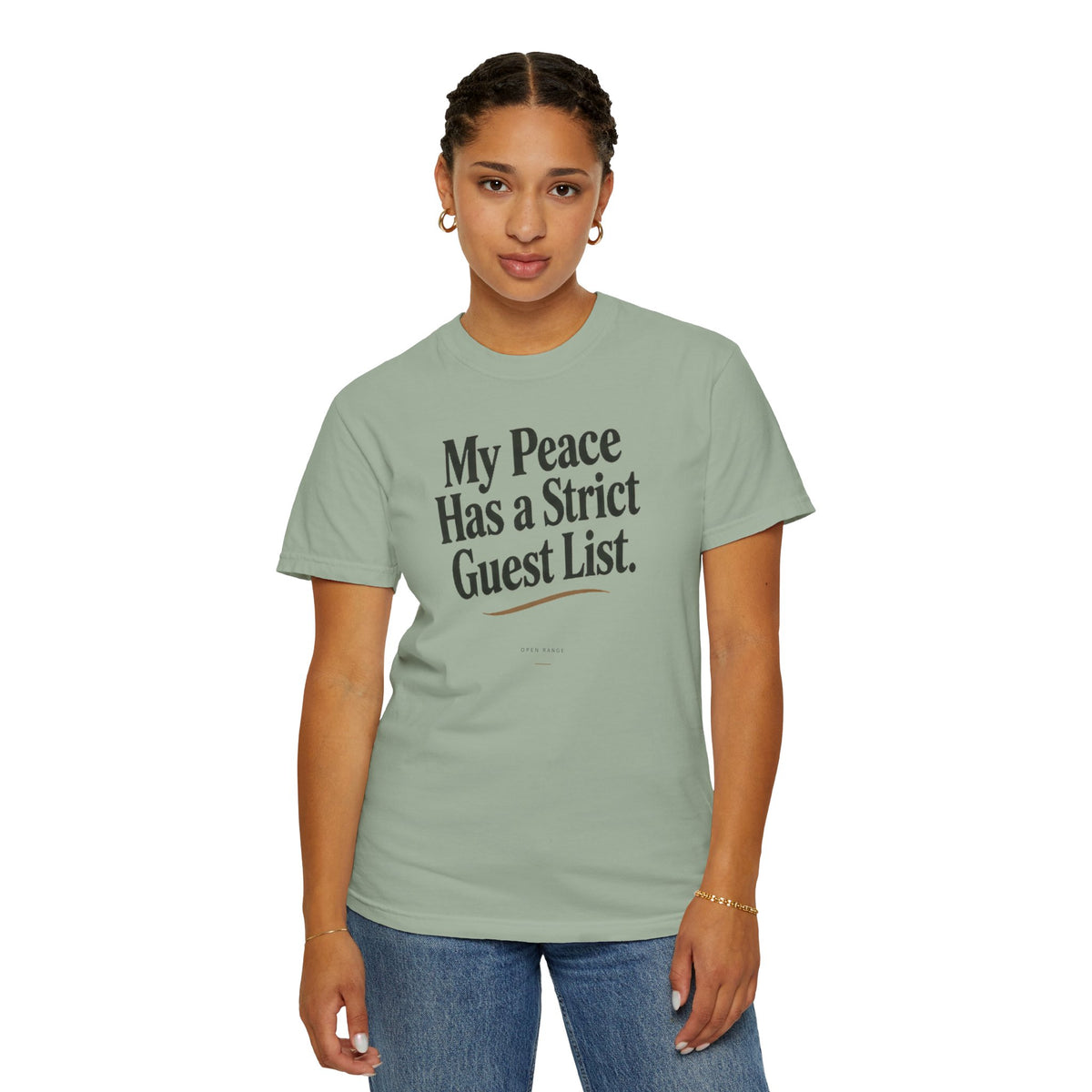 My Peace Has a Strict Guest List | Comfort Colors Graphic Tee