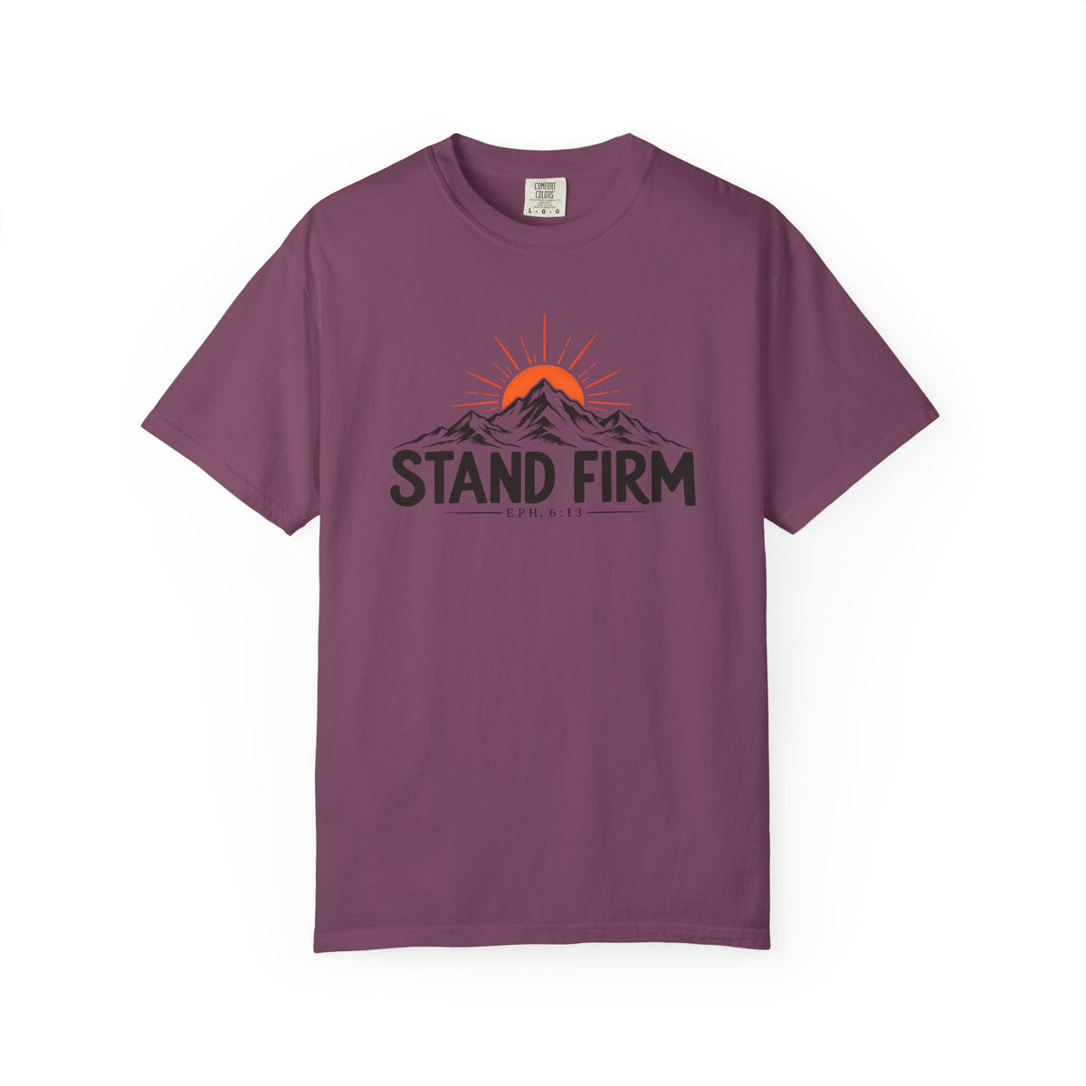 Stand Firm Ephesians 6:13 T-Shirt — Christian Mountain Graphic Tee