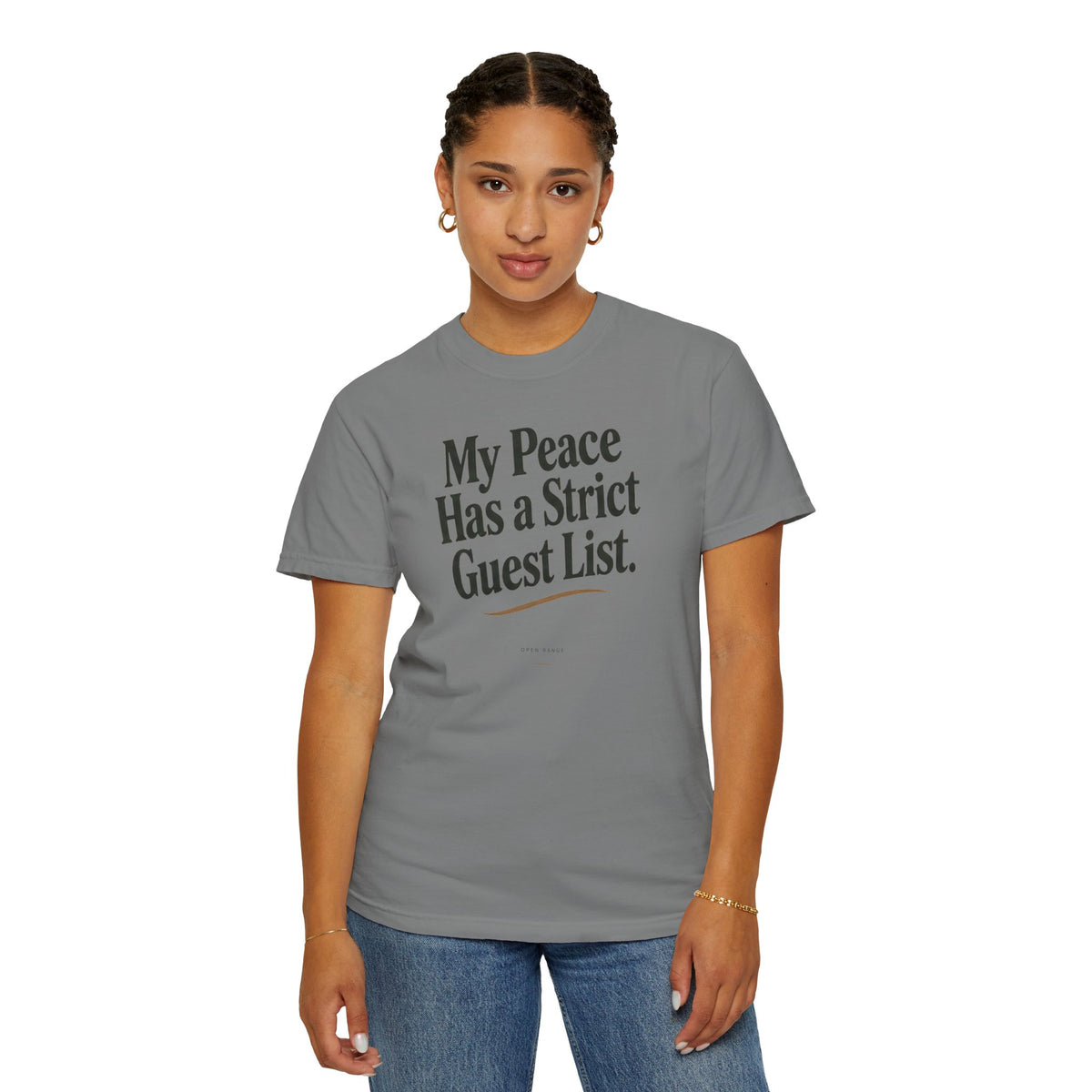 My Peace Has a Strict Guest List | Comfort Colors Graphic Tee