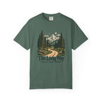 The Long Way Feels Like Home T-Shirt | Vintage Mountain Graphic Tee | Comfort Colors 1717