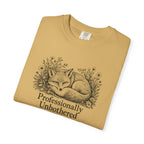 Professionally Unbothered T-Shirt | Vintage Fox Graphic Tee | Comfort Colors 1717