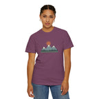 Vintage Mountain Sunset T-Shirt | Minimalist Nature Graphic Tee | Comfort Colors 1717