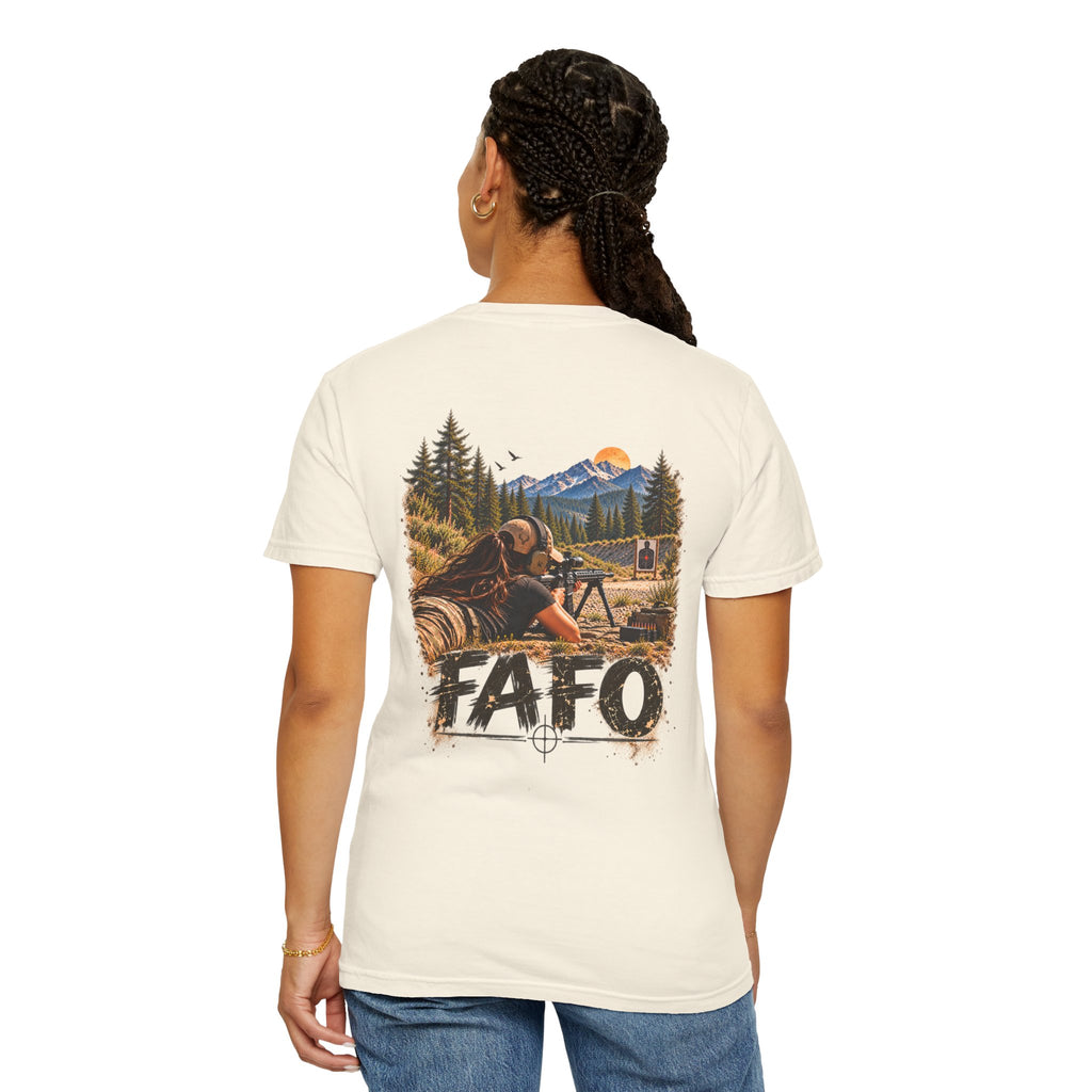 FAFO Women's Shooting Graphic T-Shirt | Open Range Collection